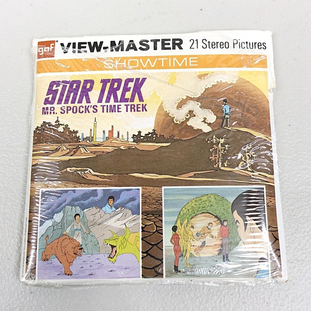 VTG 1974 GAF View Master Star Trek‎ Mr Spock's Time Trek B555